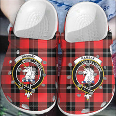 Clan Ramsay Modern Tartan Crest Clogs Classic QX44 Ramsay Modern Tartan Tartan Today   