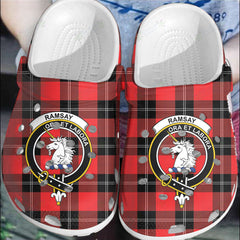 Clan Ramsay Modern Tartan Crest Clogs Classic MA37 Ramsay Modern Tartan Tartan Today   