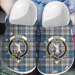 Clan Napier Modern Tartan Crest Clogs Classic DW35 Napier Modern Tartan Tartan Today   