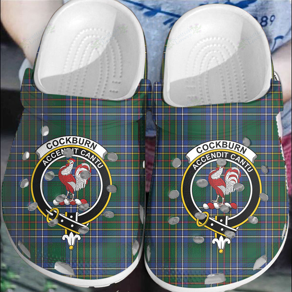 Clan Cockburn Ancient Tartan Crest Clogs Classic OH90 Cockburn Ancient Tartan Tartan Today   