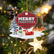 Clan Drummond Modern "Merry Christmas" Tartan Acrylic Ornament SD54 Drummond Modern Tartan Tartan Christmas   