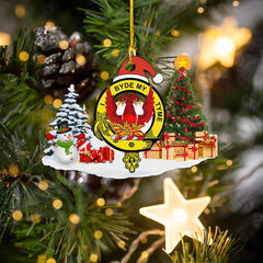 Clan Campbell Of Loudon Crest Tartan Acrylic Christmas Ornament WQ18 Campbell Of Loudon Tartan Tartan Christmas   