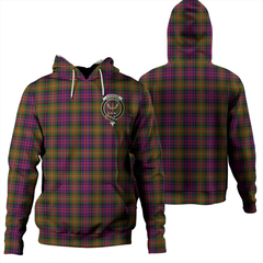 Clan Carnegie Modern Tartan Hoodie Crest GEFAQHSQ-1 Carnegie Modern Tartan Hoodies   