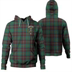 Clan Chisholm Hunting Ancient Tartan Hoodie Crest VDSNMW5I-1 Chisholm Hunting Ancient Tartan Hoodies   