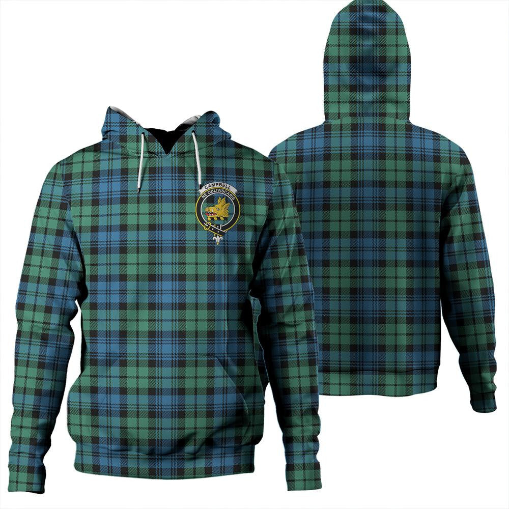 Clan Clan Campbell Ancient 01 Tartan Hoodie Crest SYS0HRGP-1 Campbell Ancient 01 Tartan Hoodies   