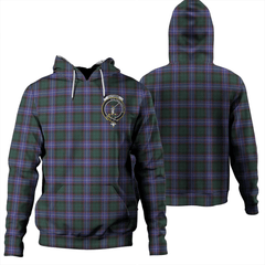 Clan Guthrie Modern Tartan Hoodie Crest P1N6XYQN-1 Guthrie Modern Tartan Hoodies   