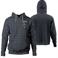 Clan Fletcher Modern Tartan Hoodie Crest QAEGFQ53-1 Fletcher Modern Tartan Hoodies   