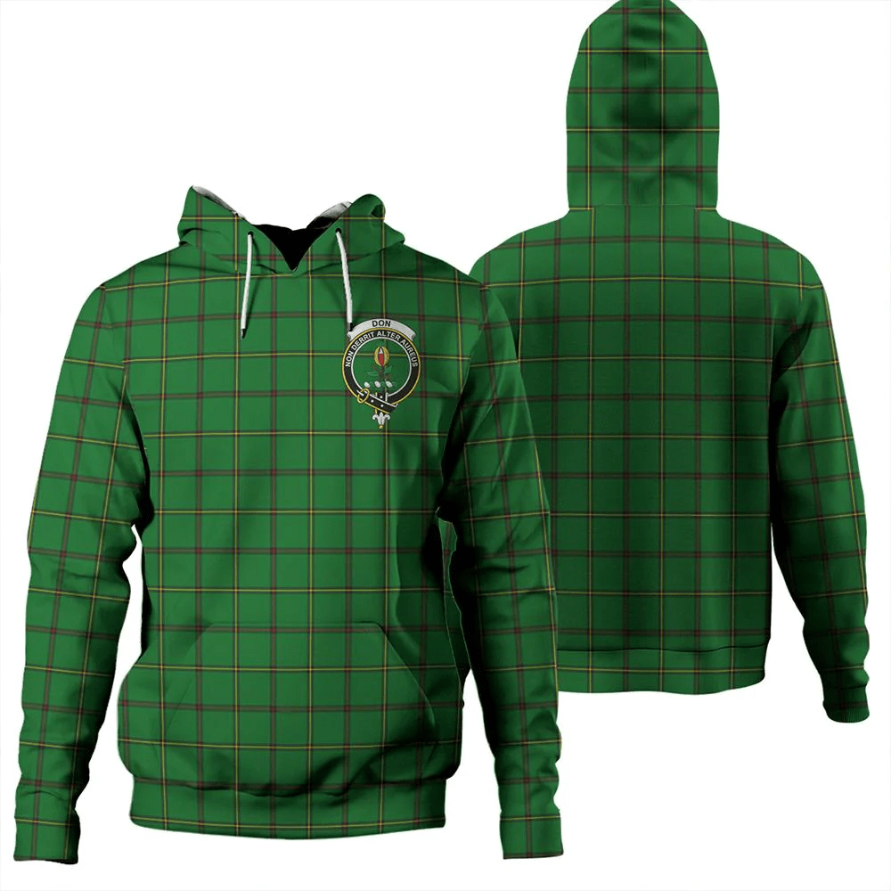 Clan Don (Tribe-of-Mar) Tartan Hoodie Crest 4PNVX6PB-1 – Tartan Today