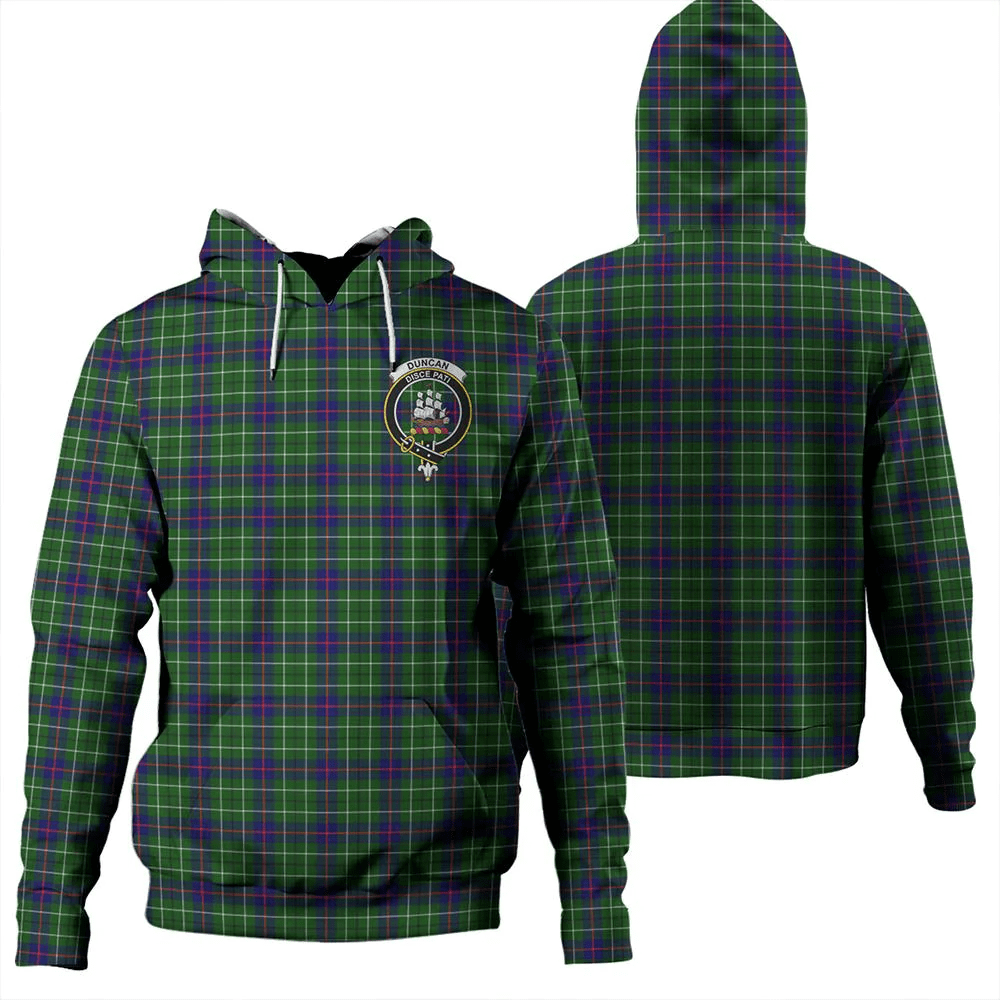 Clan Duncan Modern Tartan Hoodie Crest DVLW9JK8-1 Duncan Modern Tartan Hoodies   