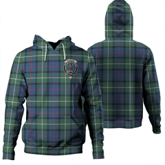 Clan Davidson of Tulloch Tartan Hoodie Crest G7QAEZBN-1 Davidson of Tulloch Tartan Hoodies   