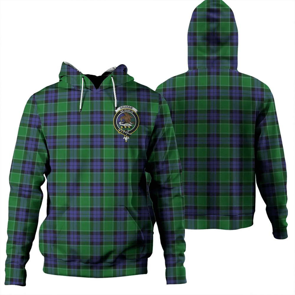 Clan Graham of Menteith Modern Tartan Hoodie Crest ANKMO0FJ-1 Graham of Menteith Modern Tartan Hoodies   