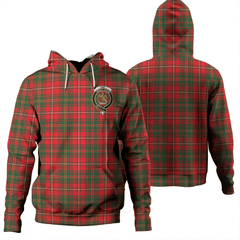 Clan Hay Modern Tartan Hoodie Crest BYRD5QXO-1 Hay Modern Tartan Hoodies   