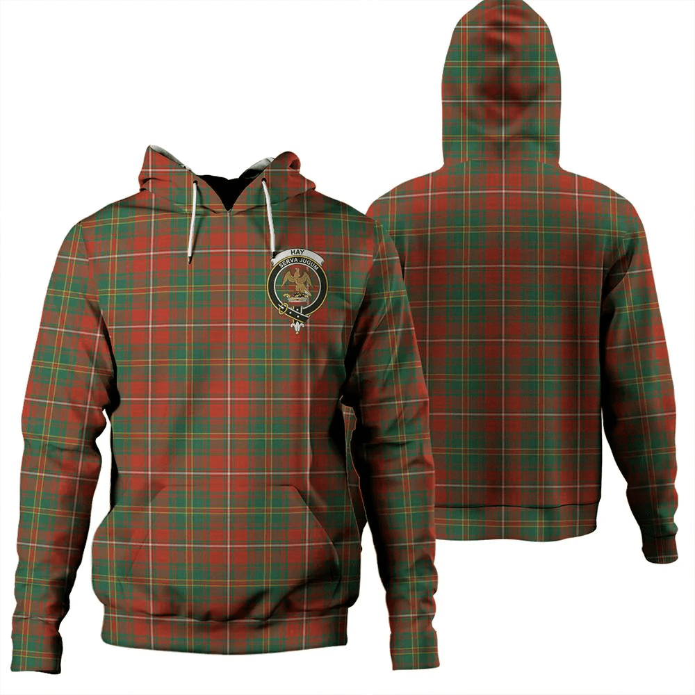 Clan Hay Ancient Tartan Hoodie Crest IQJWIHJJ-1 Hay Ancient Tartan Hoodies   