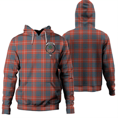 Clan Hamilton Ancient Tartan Hoodie Crest 9PLZ3NSP-1 Hamilton Ancient Tartan Hoodies   