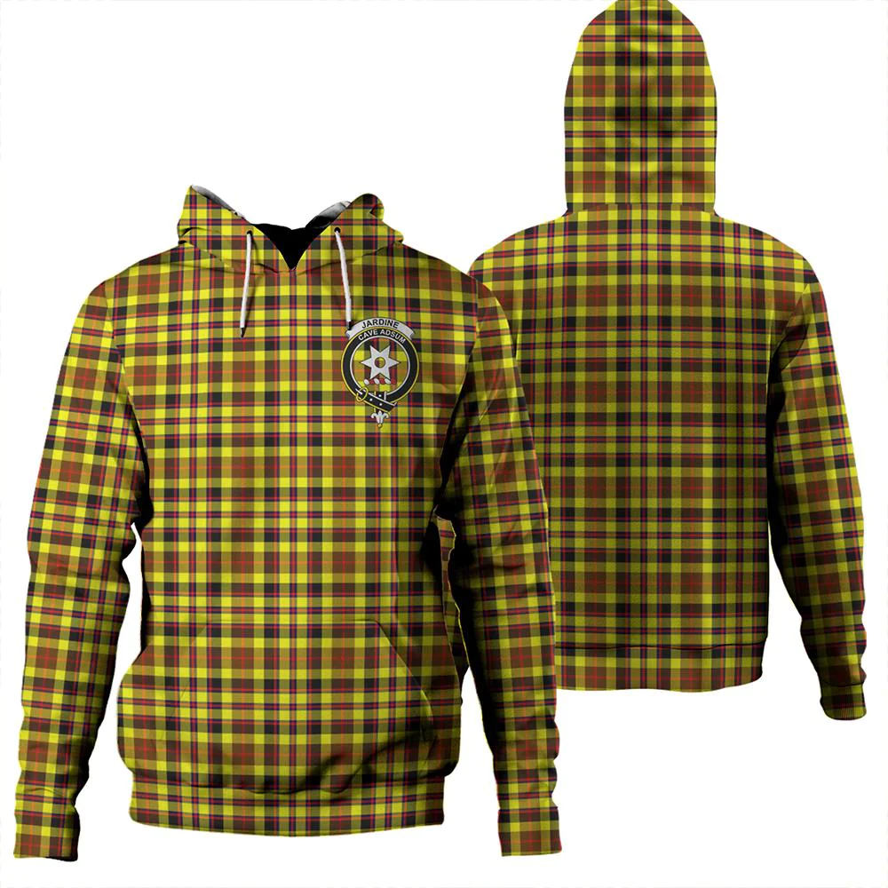 Clan Jardine Tartan Hoodie Crest W4FWCEU0-1 Jardine Tartan Hoodies   