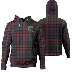 Clan MacDonald Modern Tartan Hoodie Crest FQTEMRPN-1 MacDonald Modern Tartan Hoodies   