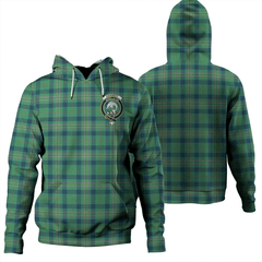 Clan Kennedy Ancient Tartan Hoodie Crest A9UNQ52N-1 Kennedy Ancient Tartan Hoodies   