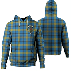 Clan Laing Tartan Hoodie Crest XIXSSRW3-1 Laing Tartan Hoodies   