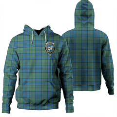 Clan Lockhart Modern Tartan Hoodie Crest GUEA6NHZ-1 Lockhart Modern Tartan Hoodies   