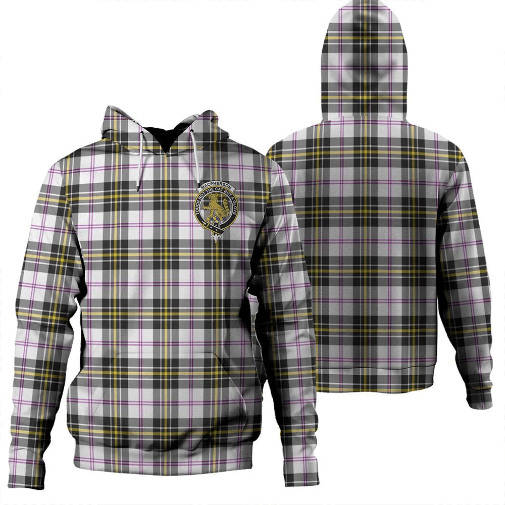 Clan MacPherson Dress Modern Tartan Hoodie Crest I3UII6BB-1 MacPherson Dress Modern Tartan Hoodies   