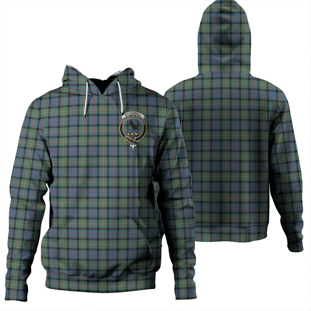 Clan MacDonnell of Glengarry Ancient Tartan Hoodie Crest OBKOWJD5-1 MacDonnell of Glengarry Ancient Tartan Hoodies   