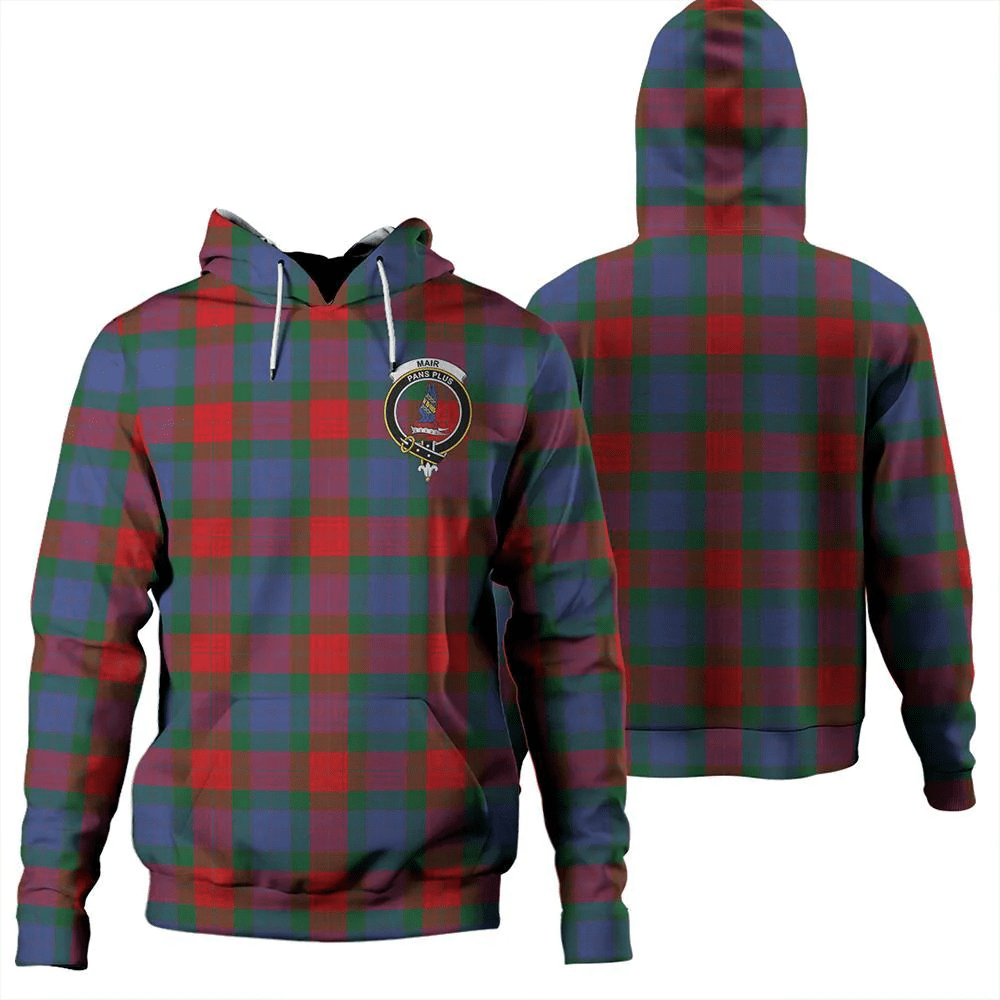 Clan Mar Tartan Hoodie Crest KW3ILMDN-1 Mar Tartan Hoodies   