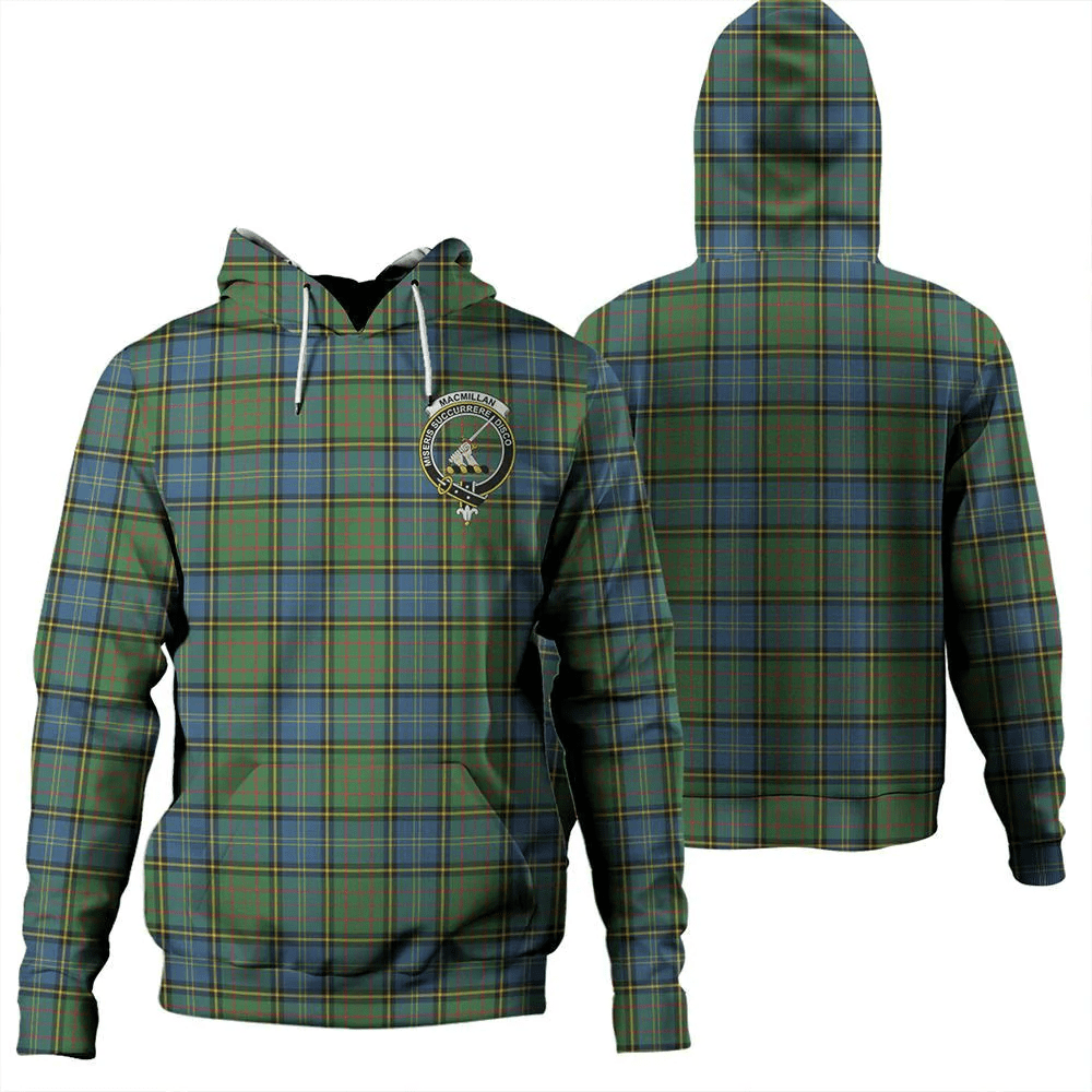 Clan MacMillan Hunting Ancient Tartan Hoodie Crest UDKRKXYT-1 MacMillan Hunting Ancient Tartan Hoodies   