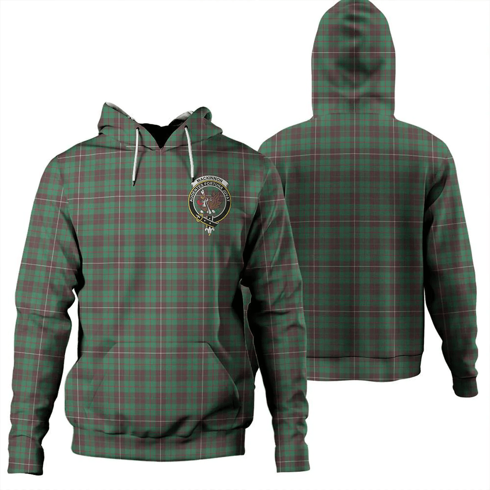 Clan MacKinnon Hunting Ancient Tartan Hoodie Crest VTRMUHLS-1 MacKinnon Hunting Ancient Tartan Hoodies   