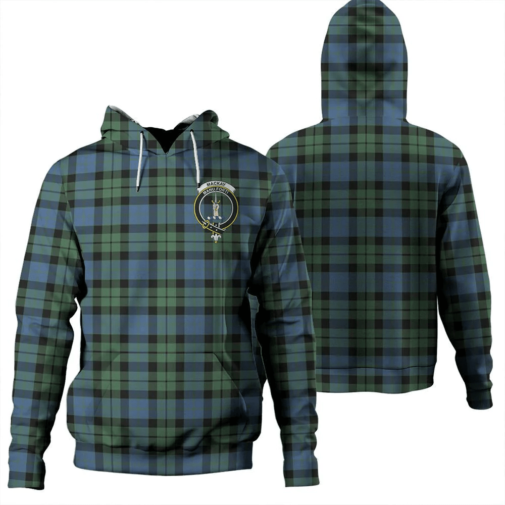 Clan MacKay Ancient Tartan Hoodie Crest OOIEAKKS-1 MacKay Ancient Tartan Hoodies   