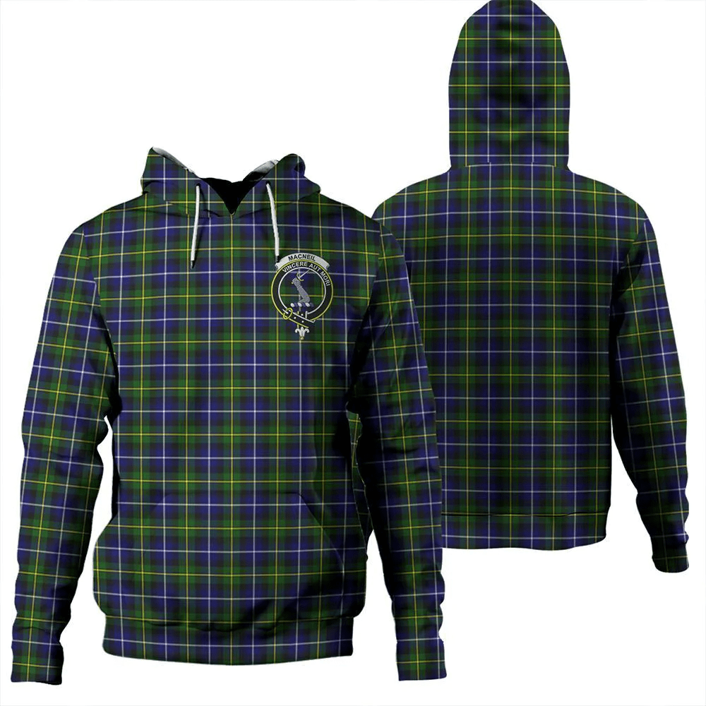 Clan MacNeill of Barra Modern Tartan Hoodie Crest NZHPKPDY-1 MacNeill of Barra Modern Tartan Hoodies   