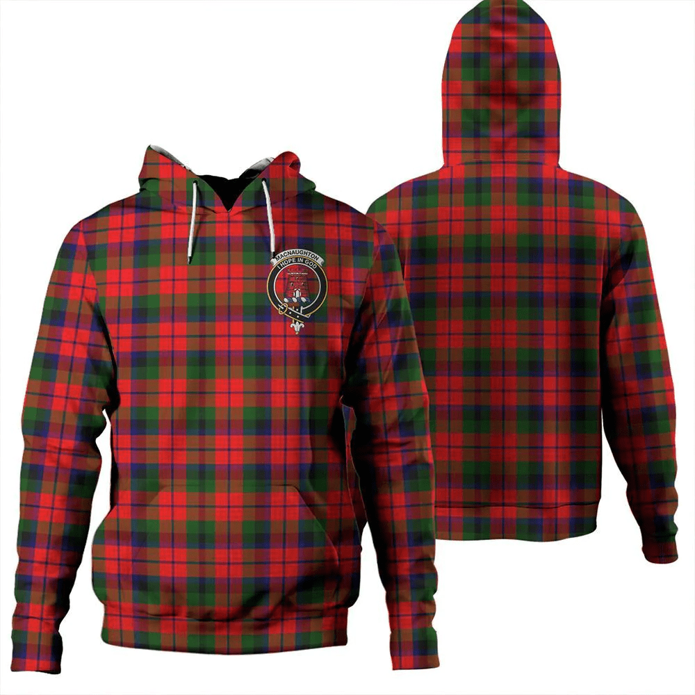 Clan MacNaughton Modern Tartan Hoodie Crest 2KVPKF2N-1 MacNaughton Modern Tartan Hoodies   