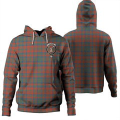 Clan Matheson Ancient Tartan Hoodie Crest DWZF54LR-1 Matheson Ancient Tartan Hoodies   