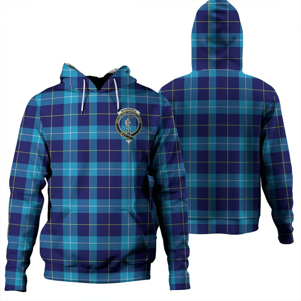 Clan McKerrell Tartan Hoodie Crest ZBROIMS0-1 McKerrell Tartan Hoodies   