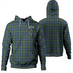 Clan MacLaren Ancient Tartan Hoodie Crest UUMVN6TA-1 MacLaren Ancient Tartan Hoodies   