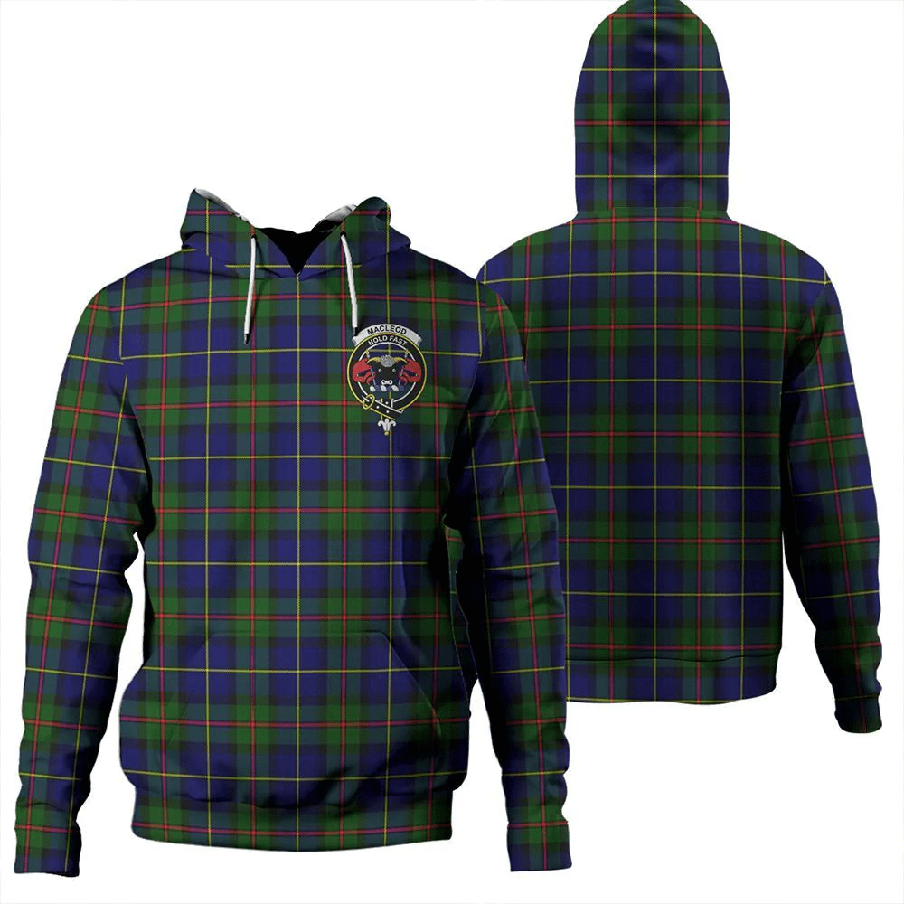 Clan MacLeod of Harris Modern Tartan Hoodie Crest 0DEPQJV6-1 MacLeod of Harris Modern Tartan Hoodies   