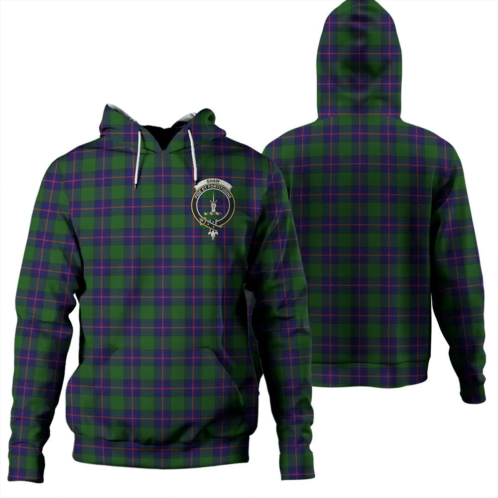 Clan Shaw Modern Tartan Hoodie Crest A9RFW3DP-1 Shaw Modern Tartan Hoodies   