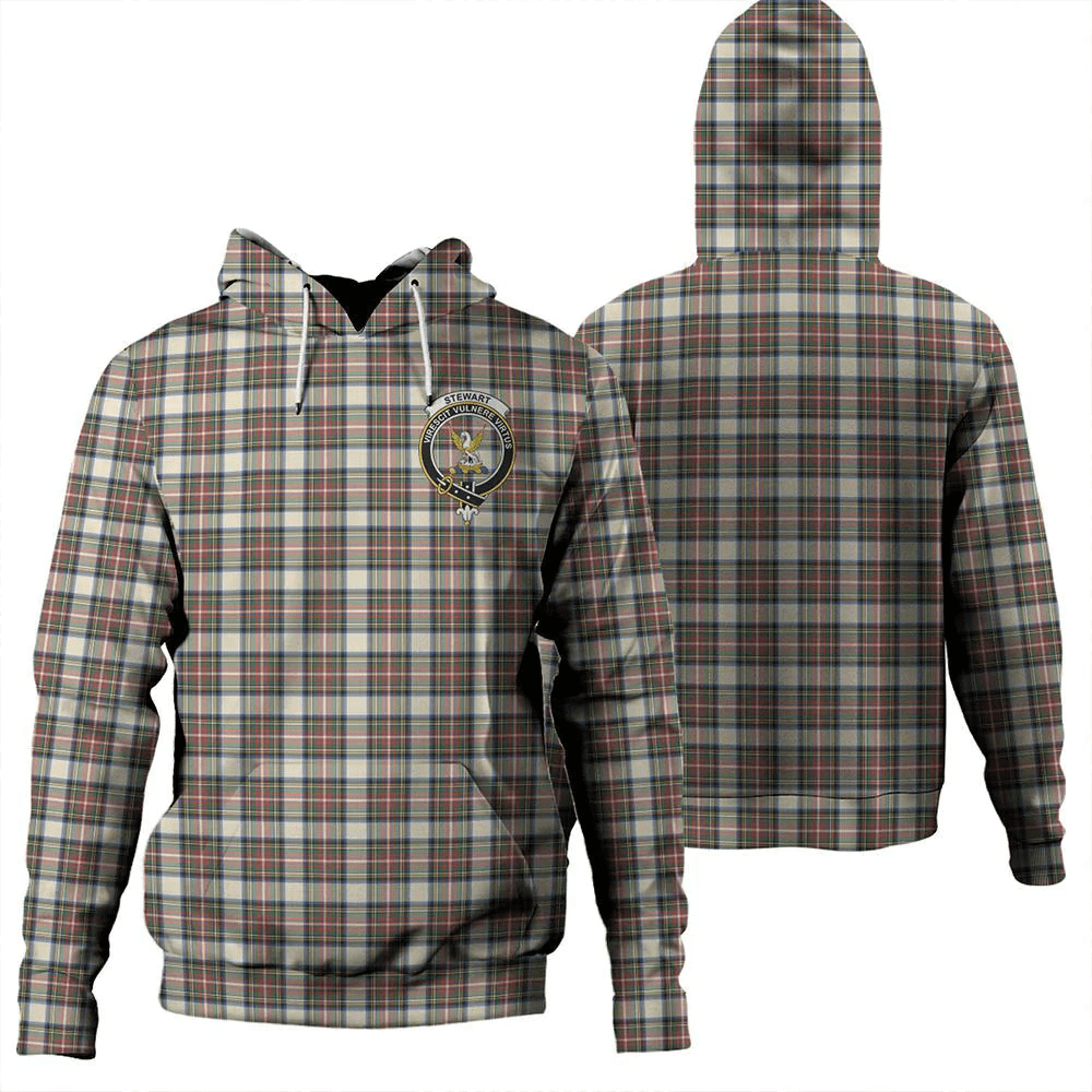 Clan Stewart Dress Ancient Tartan Hoodie Crest 217UPDSR-1 Stewart Dress Ancient Tartan Hoodies   