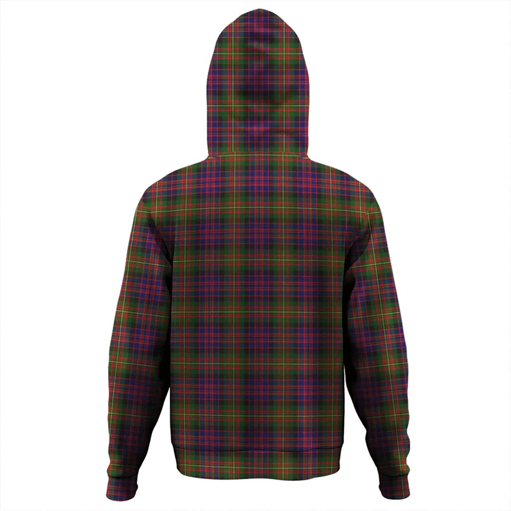 Clan Carnegie Modern Tartan Hoodie Crest GEFAQHSQ-1 Carnegie Modern Tartan Hoodies   