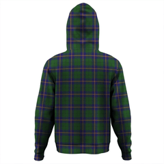 Clan Carmichael Modern Tartan Hoodie Crest VI6AWSI6-1 Carmichael Modern Tartan Hoodies   