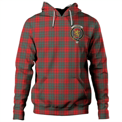 Clan Cumming Modern Tartan Hoodie Crest TDGUJADF-1 Cumming Modern Tartan Hoodies   