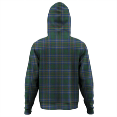 Clan Cockburn Ancient Tartan Hoodie Crest V71LUEBJ-1 Cockburn Ancient Tartan Hoodies   