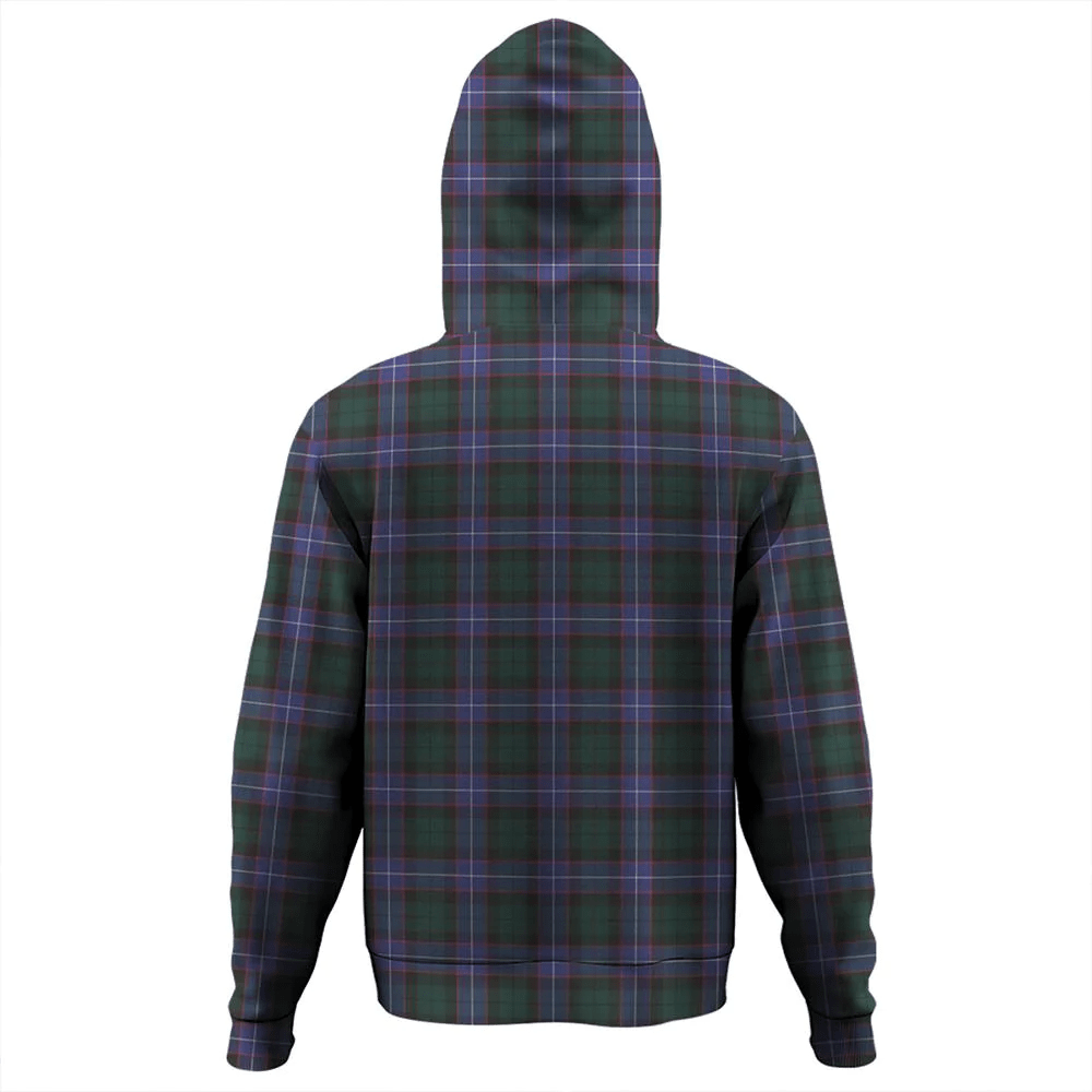 Clan Guthrie Modern Tartan Hoodie Crest P1N6XYQN-1 Guthrie Modern Tartan Hoodies   