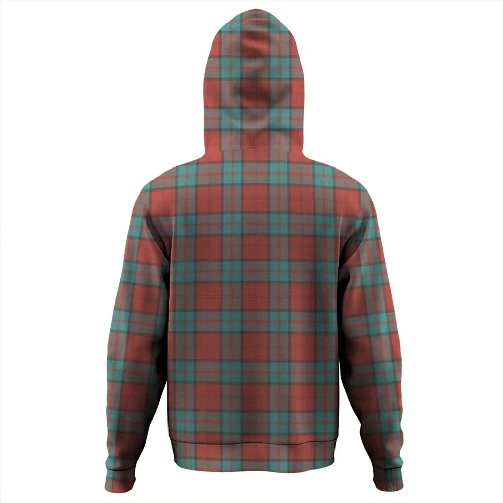 Clan Dunbar Ancient Tartan Hoodie Crest 3AXXJJUC-1 Dunbar Ancient Tartan Hoodies   