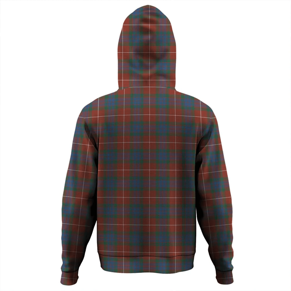 Clan Fraser Ancient Tartan Hoodie Crest VFRJN7MI-1 Fraser Ancient Tartan Hoodies   