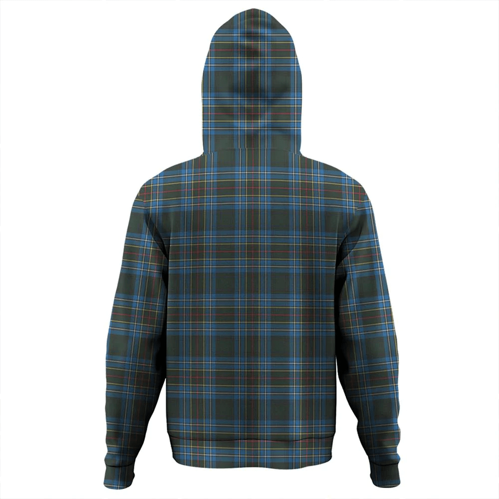 Clan Cockburn Modern Tartan Hoodie Crest HC4YUVKO-1 Cockburn Modern Tartan Hoodies   