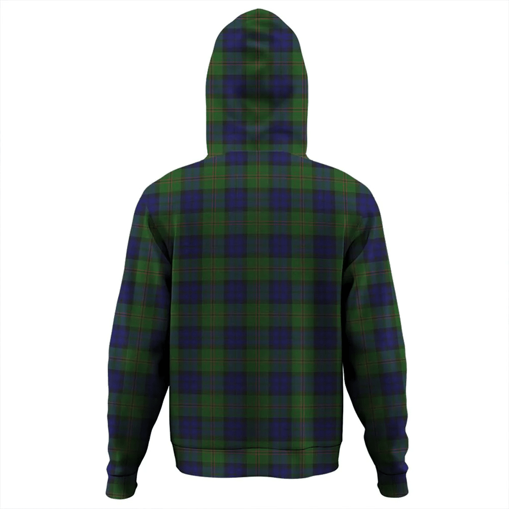 Clan Dundas Modern Tartan Hoodie Crest NN41KIE0-1 Dundas Modern Tartan Hoodies   