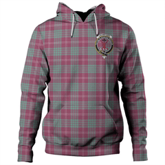 Clan Crawford Ancient Tartan Hoodie Crest PUK5MQJE-1 Crawford Ancient Tartan Hoodies   