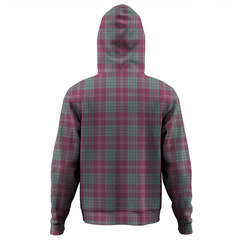 Clan Crawford Ancient Tartan Hoodie Crest PUK5MQJE-1 Crawford Ancient Tartan Hoodies   