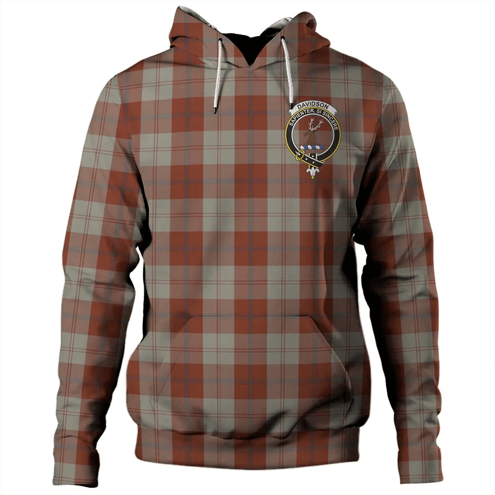 Clan Davidson Dress Dancers Tartan Hoodie Crest LMXYZBKH-1 Davidson Dress Dancers Tartan Hoodies   