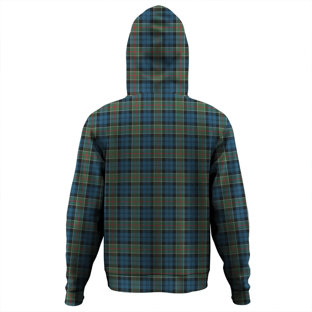 Clan Colquhoun Ancient Tartan Hoodie Crest WONA5EOE-1 Colquhoun Ancient Tartan Hoodies   